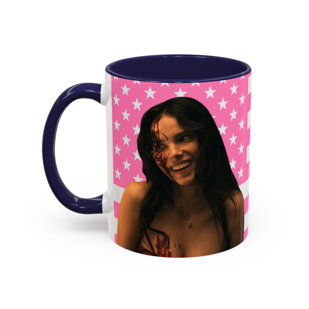 Inde Navarette Pink America Flag Mug I Obsession