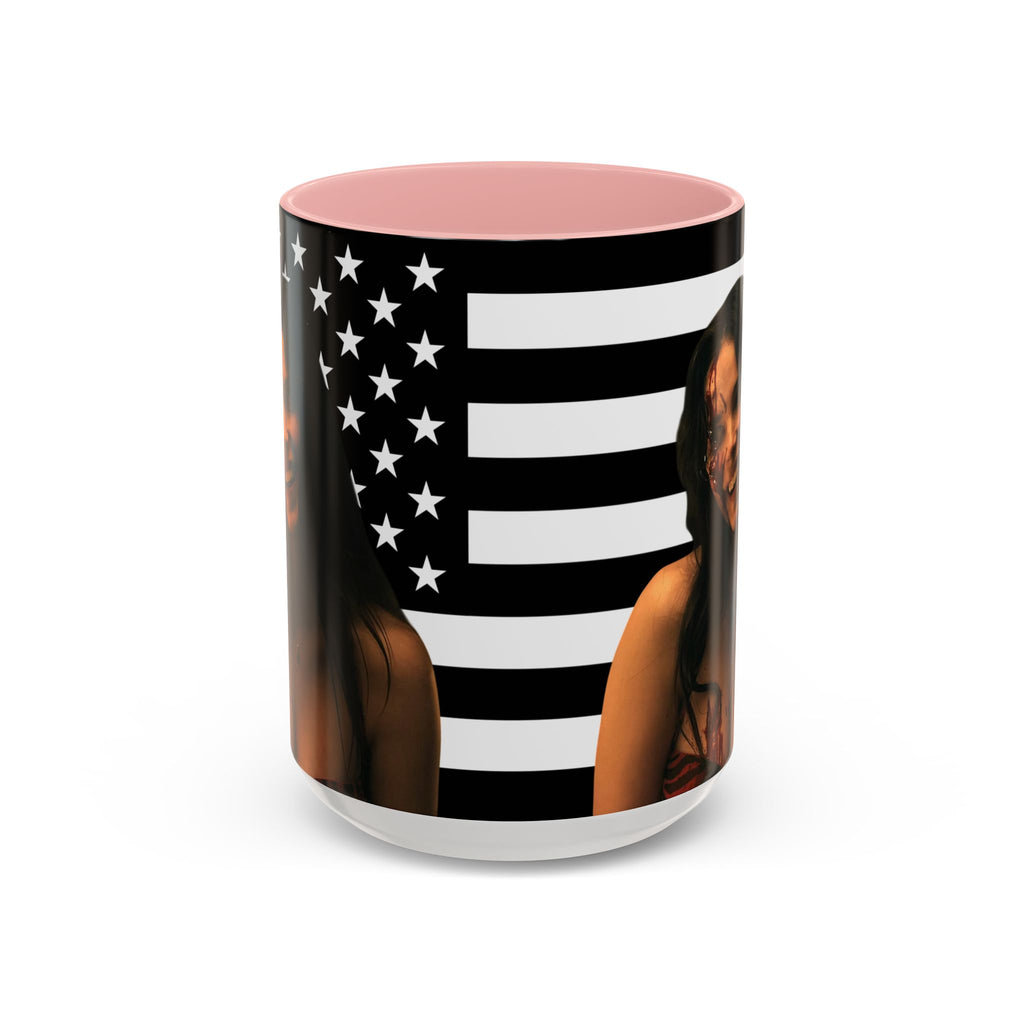 Inde Navarette Black America Flag Mug I Obsession