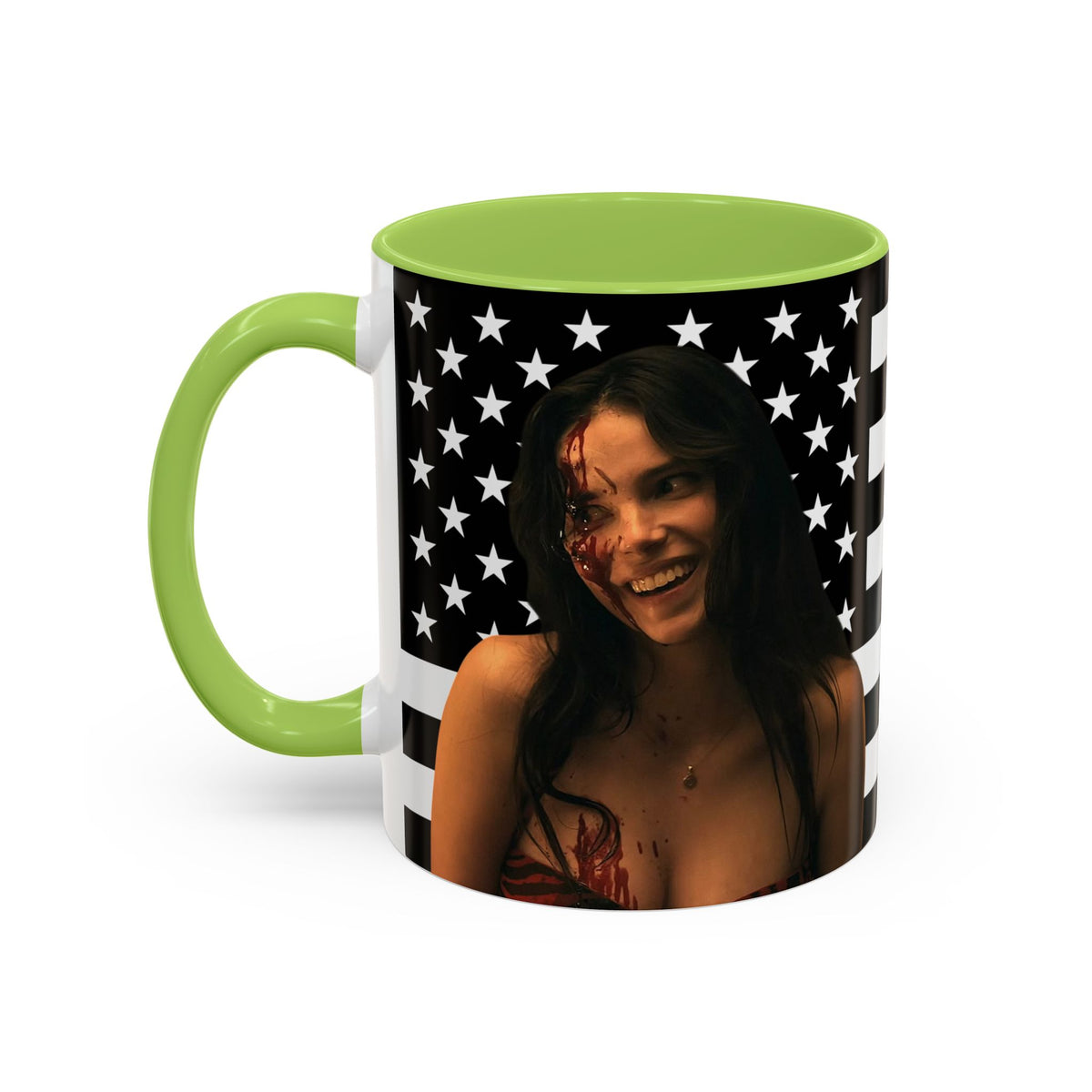 Inde Navarette Black America Flag Mug I Obsession