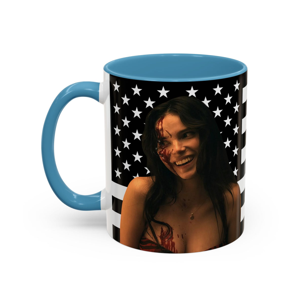 Inde Navarette Black America Flag Mug I Obsession