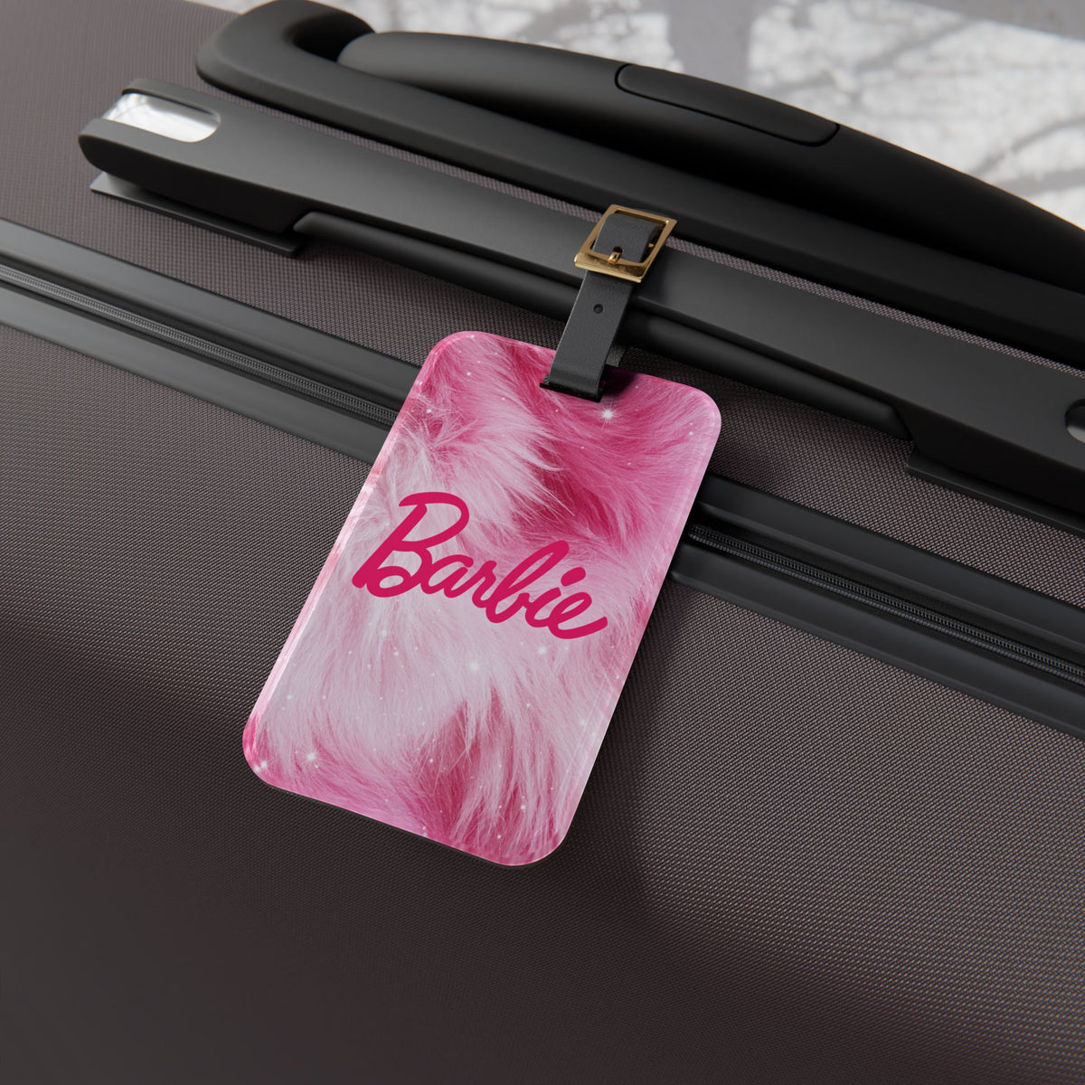 Pink Barbie Luggage Tag I Barbie