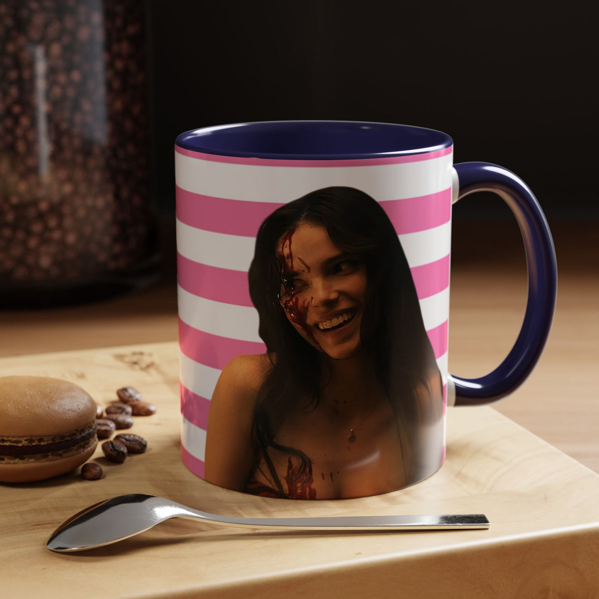 Inde Navarette Pink America Flag Mug I Obsession