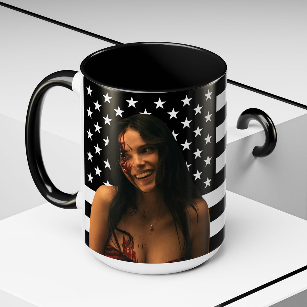 Inde Navarette Black America Flag Mug I Obsession