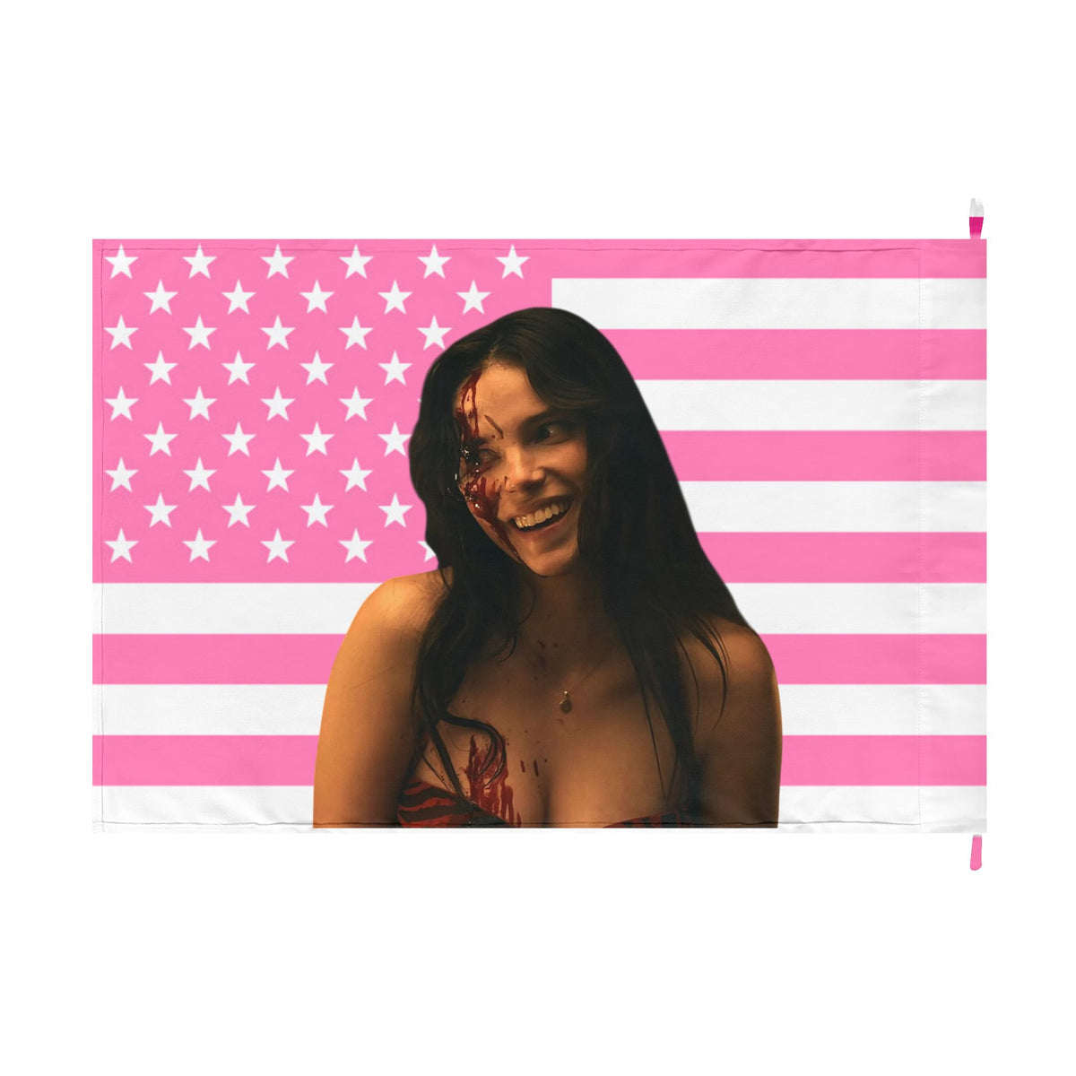 Inde Navarette Pink Double-Sided America Flag I Obsession