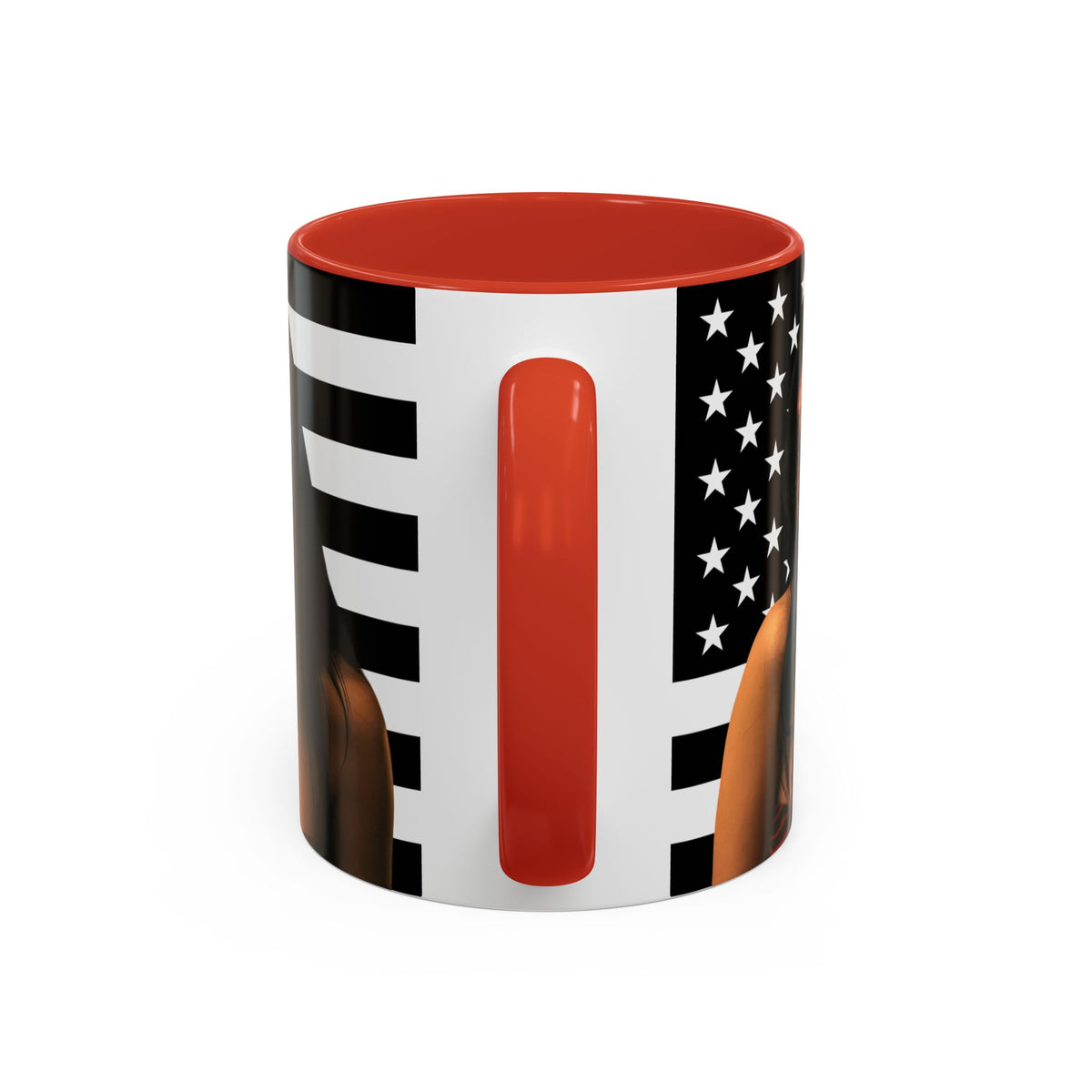 Inde Navarette Black America Flag Mug I Obsession
