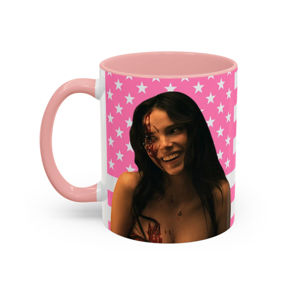 Inde Navarette Pink America Flag Mug I Obsession