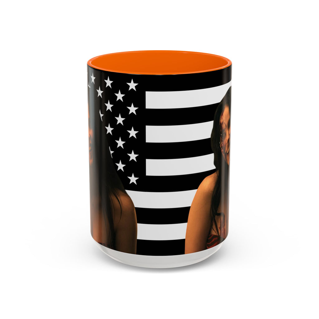 Inde Navarette Black America Flag Mug I Obsession