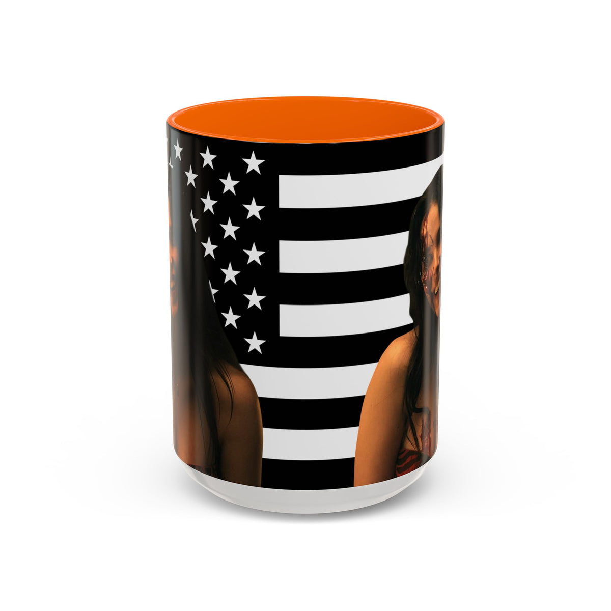 Inde Navarette Black America Flag Mug I Obsession