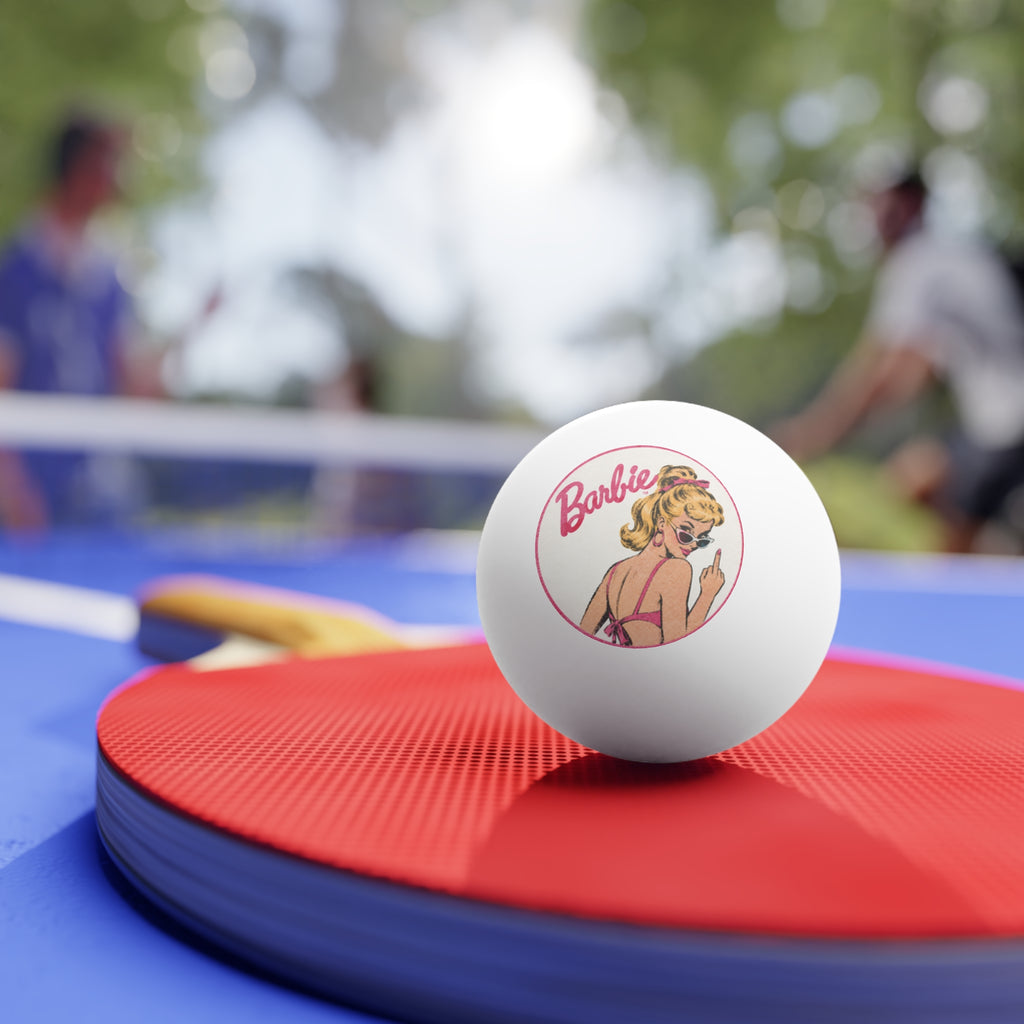Barbie Retro Middle Finger Ping Pong Ball I Barbie