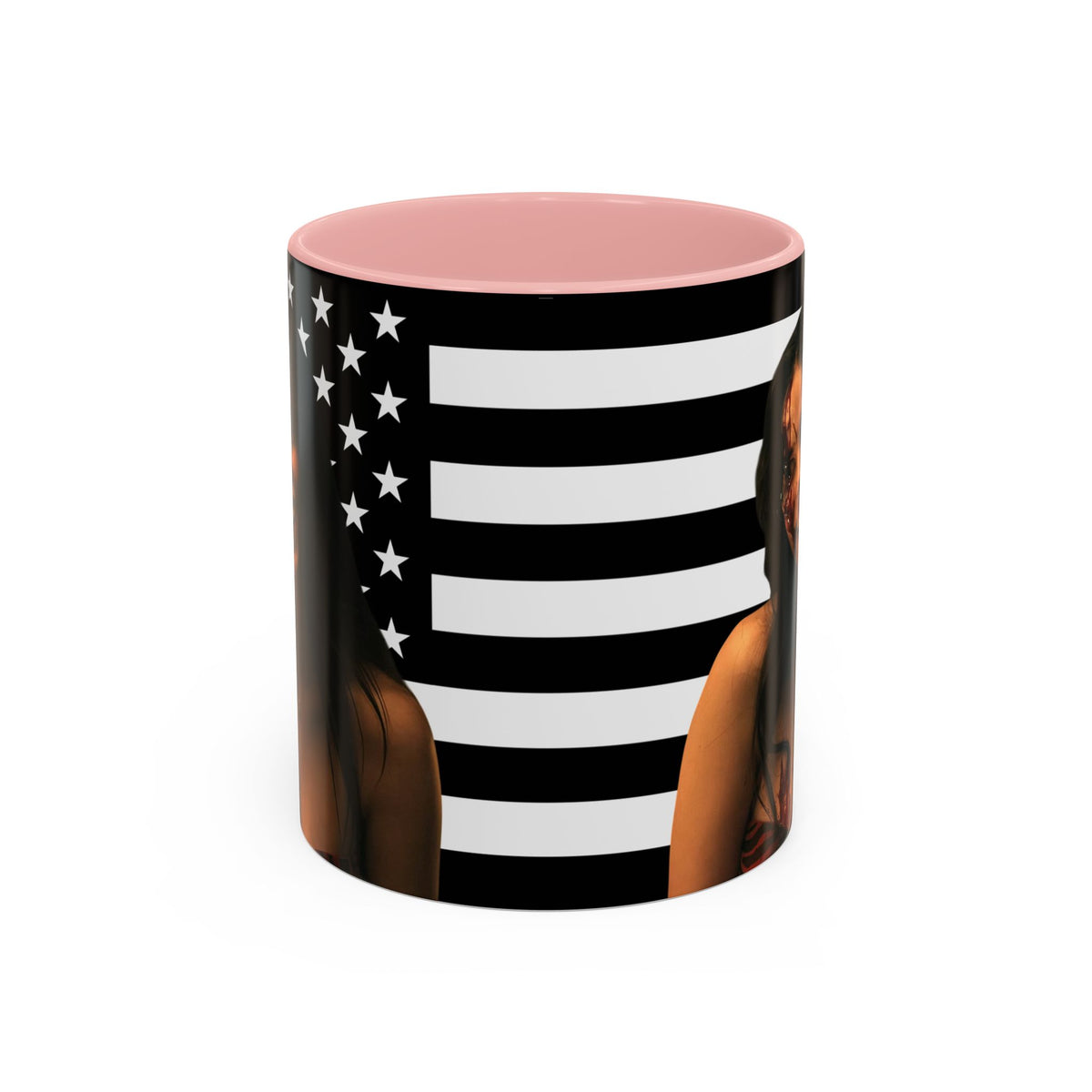 Inde Navarette Black America Flag Mug I Obsession