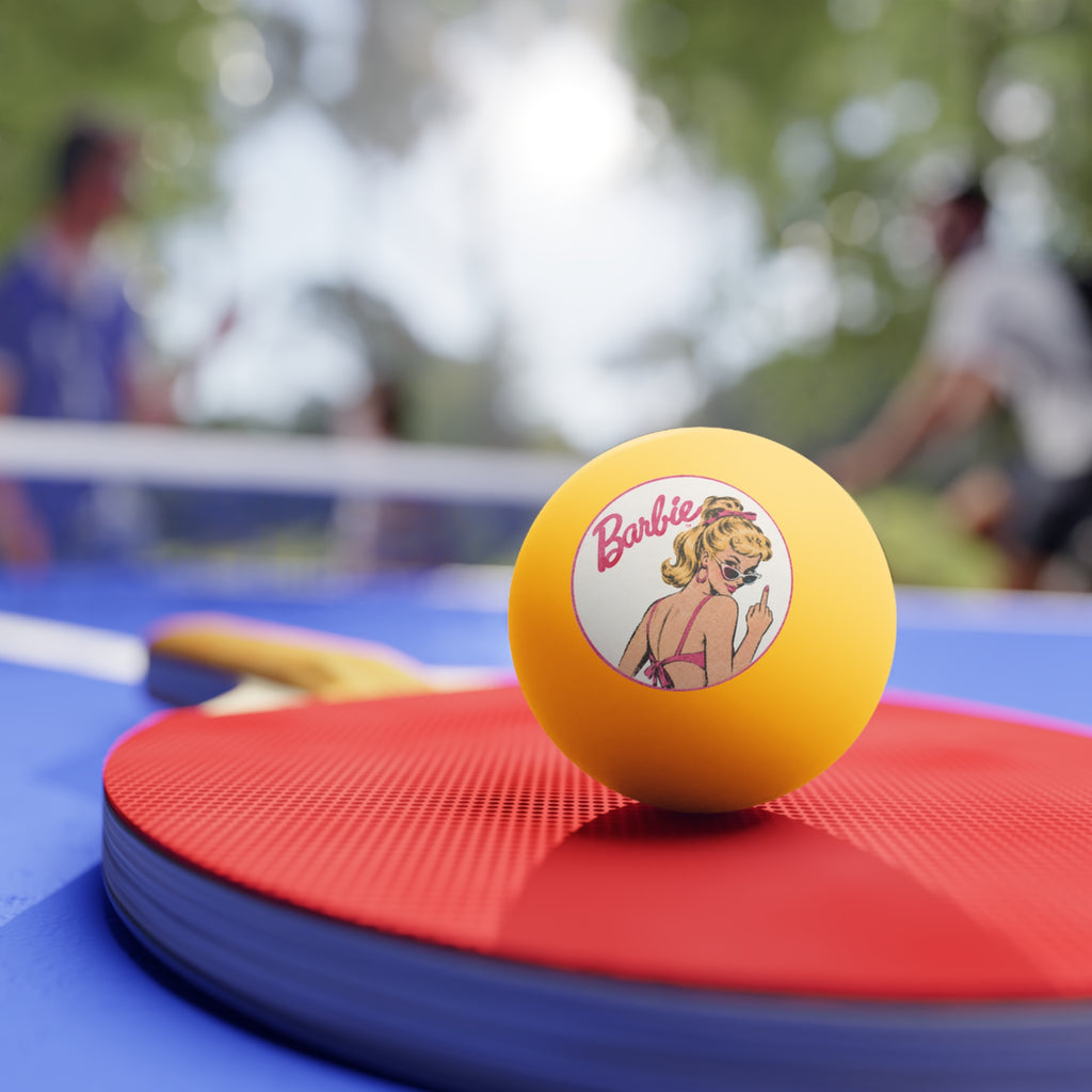 Barbie Retro Middle Finger Ping Pong Ball I Barbie
