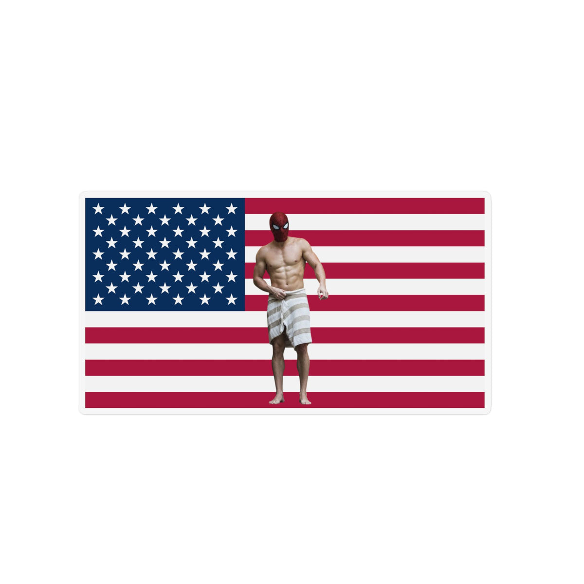 Spidermen Brand New Day America Flag Magnet