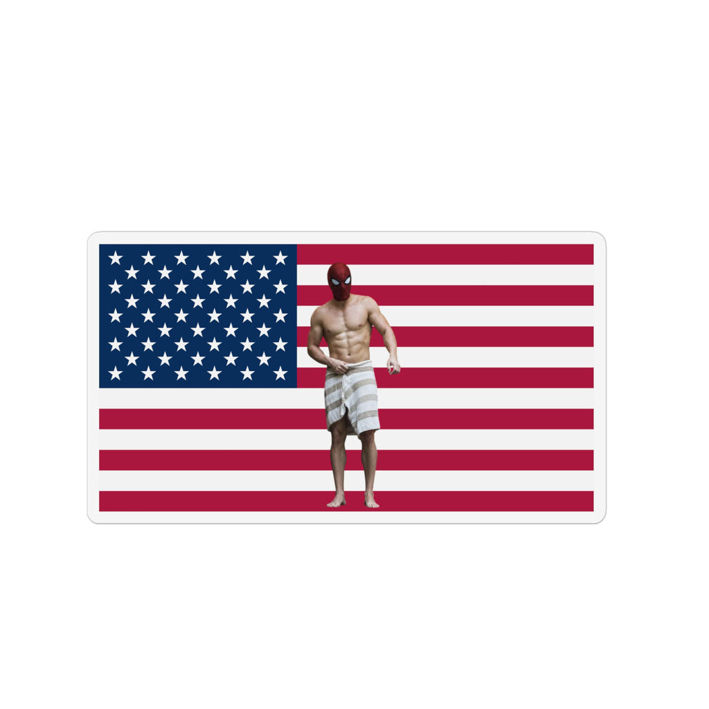 Spidermen Brand New Day America Flag Magnet