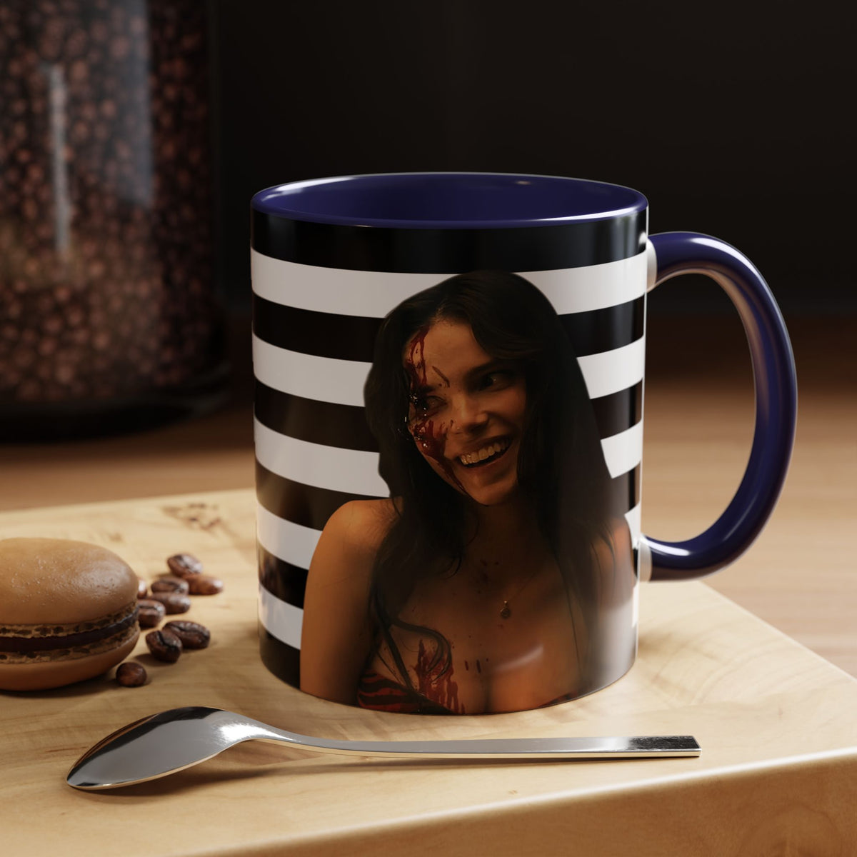 Inde Navarette Black America Flag Mug I Obsession