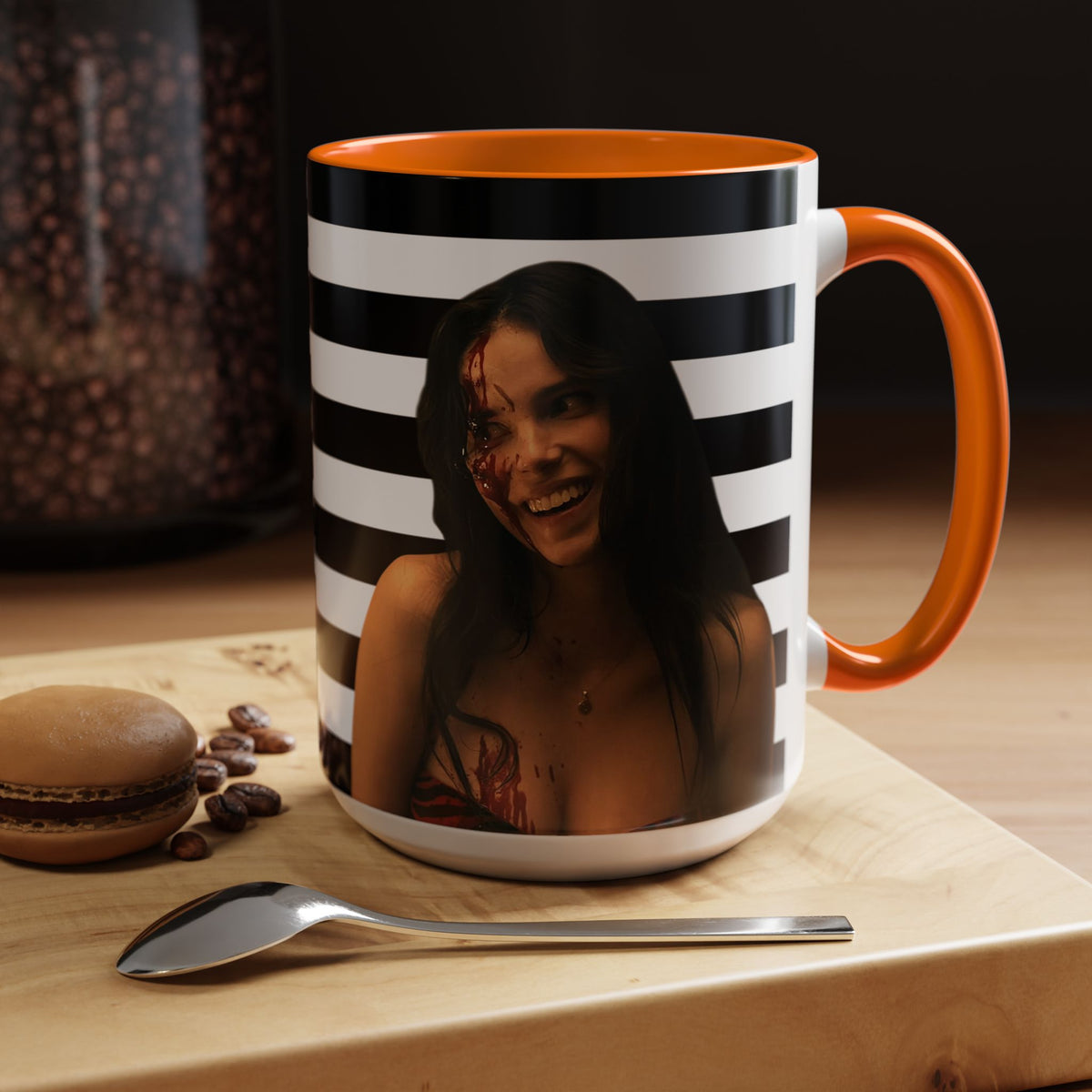 Inde Navarette Black America Flag Mug I Obsession