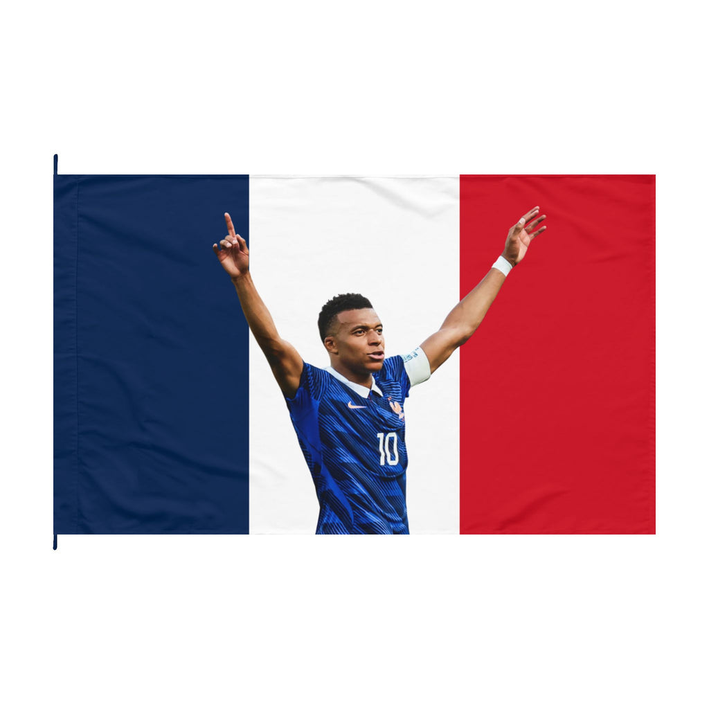 Double-Sided Kylian Mbappe Football FIFA World Cup 2026 France Flag