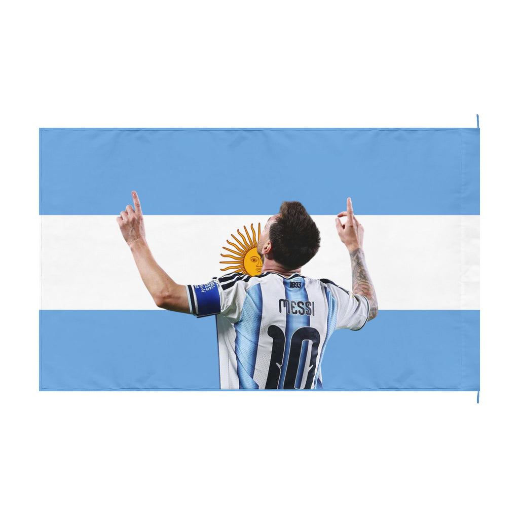 Double-Sided Lionel Messi Argentina Fifa World Cup 2026 Football Flag