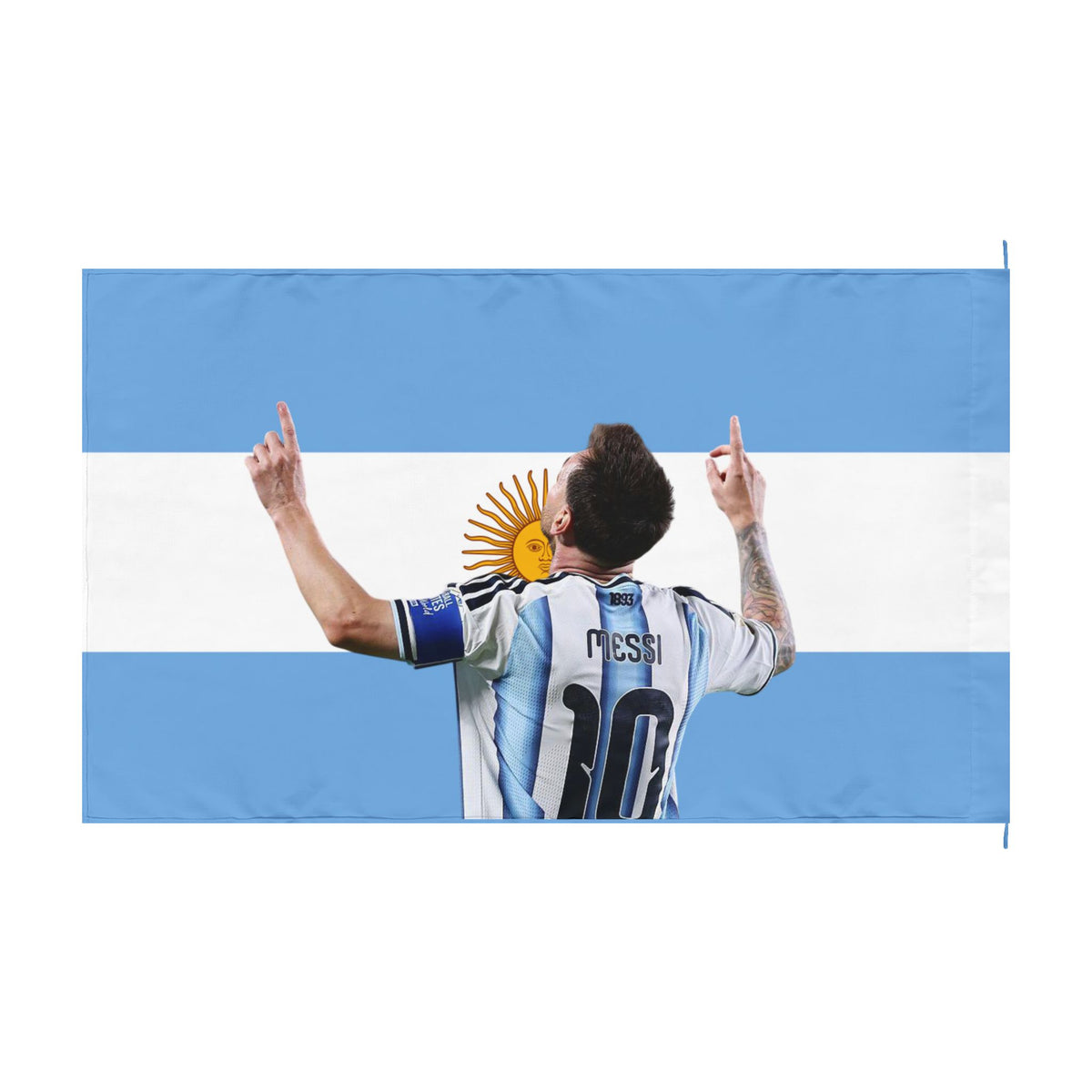 Double-Sided Lionel Messi Argentina Fifa World Cup 2026 Football Flag
