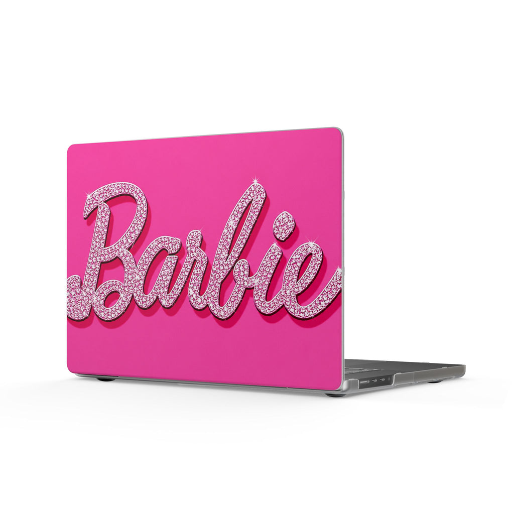 Pink Bedazzled Barbie Macbook Case