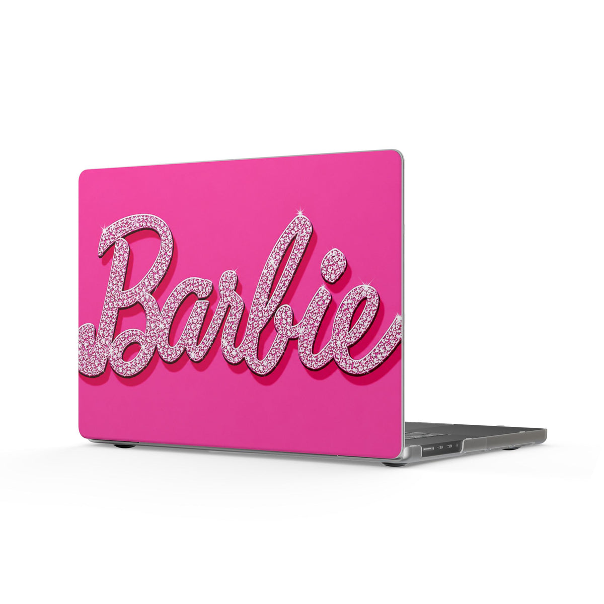 Pink Bedazzled Barbie Macbook Case