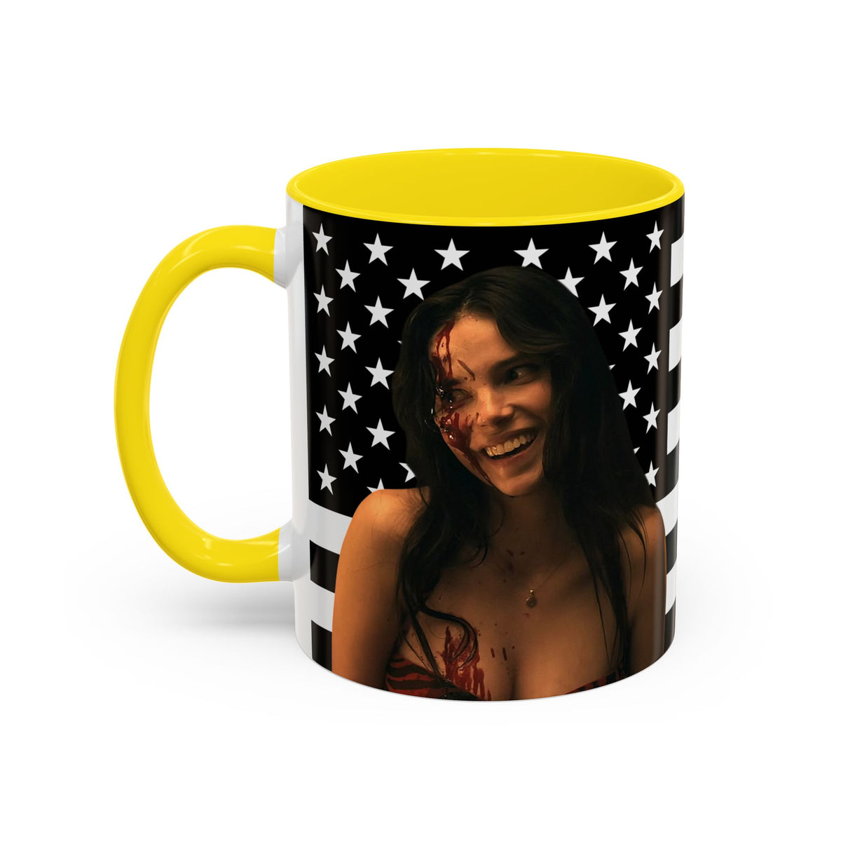 Inde Navarette Black America Flag Mug I Obsession