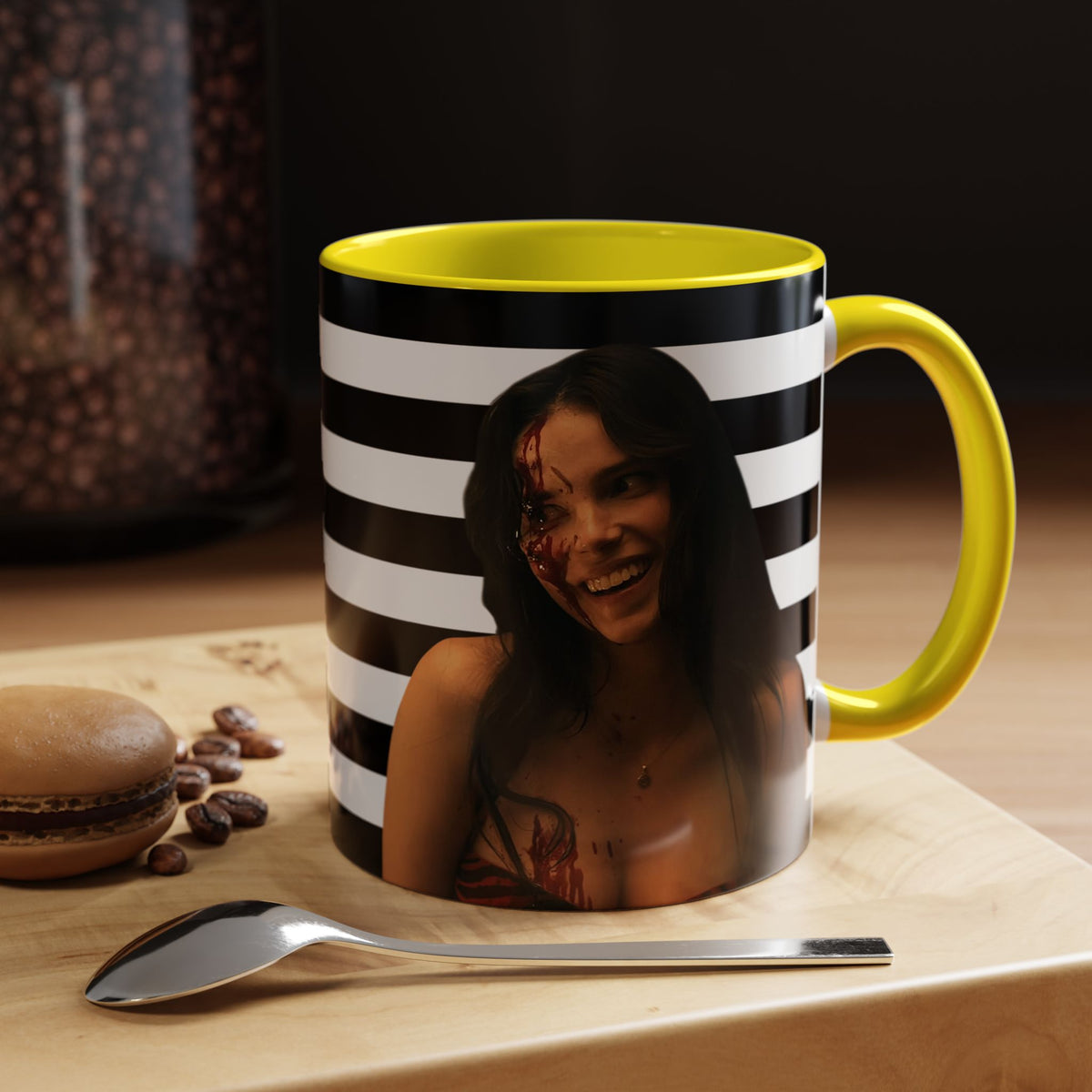 Inde Navarette Black America Flag Mug I Obsession