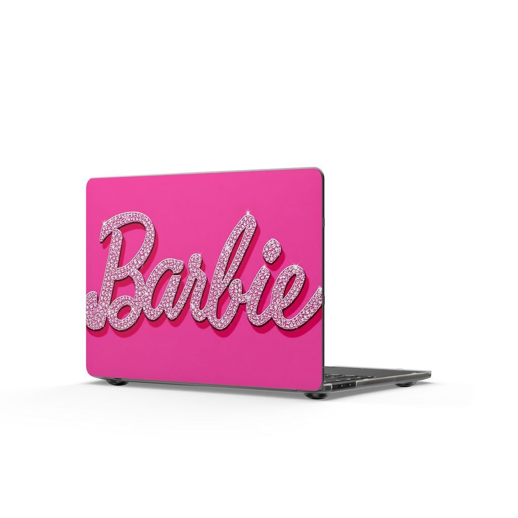 Pink Bedazzled Barbie Macbook Case