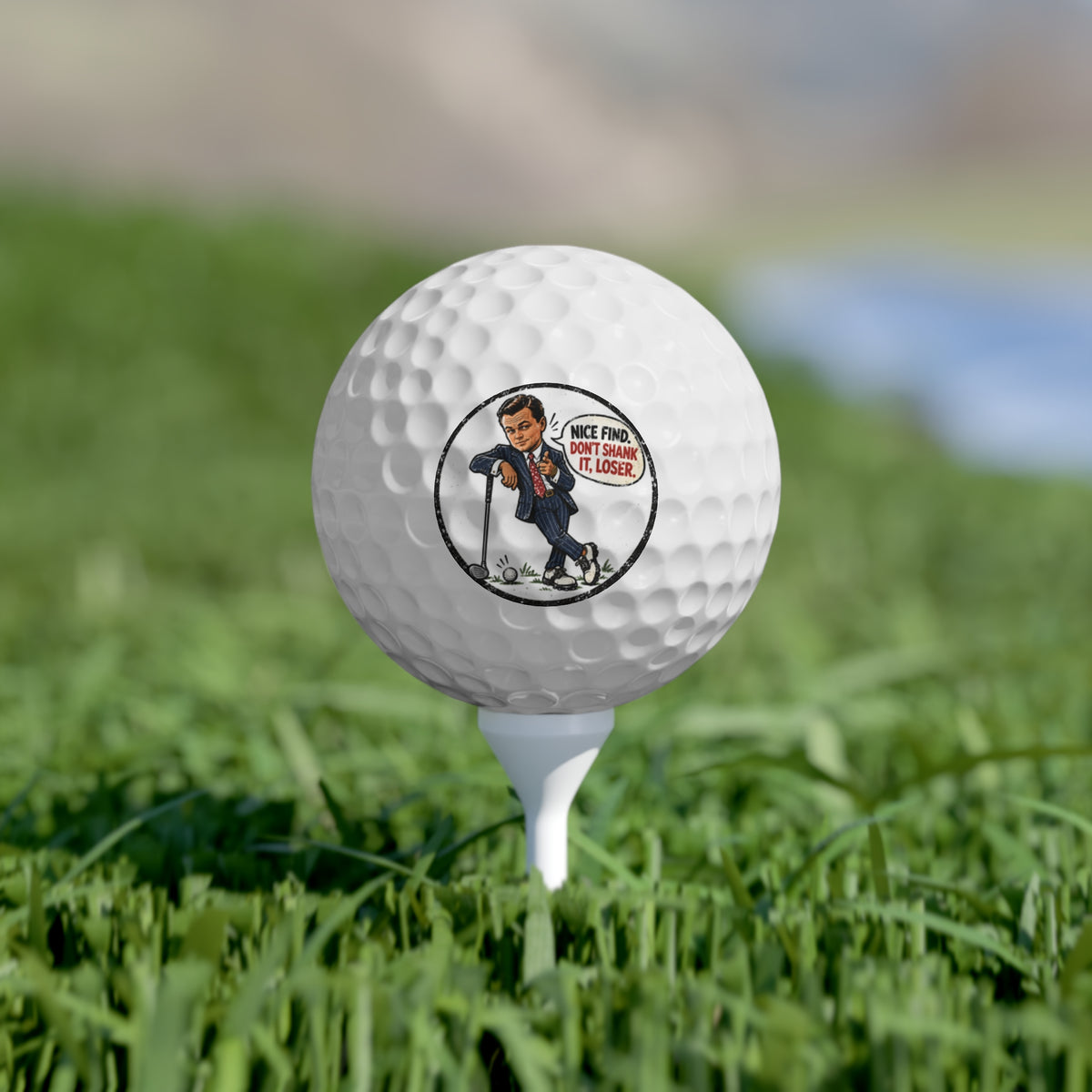 The Wolf Of Wall Street, Leonardo DiCaprio Golf Balls, 6 Pieces