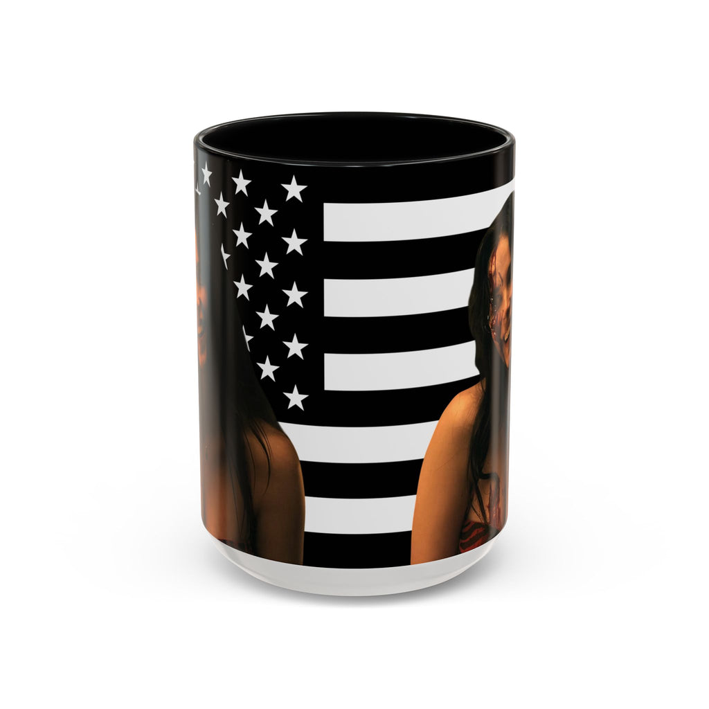Inde Navarette Black America Flag Mug I Obsession