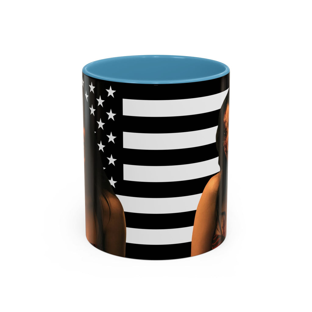 Inde Navarette Black America Flag Mug I Obsession