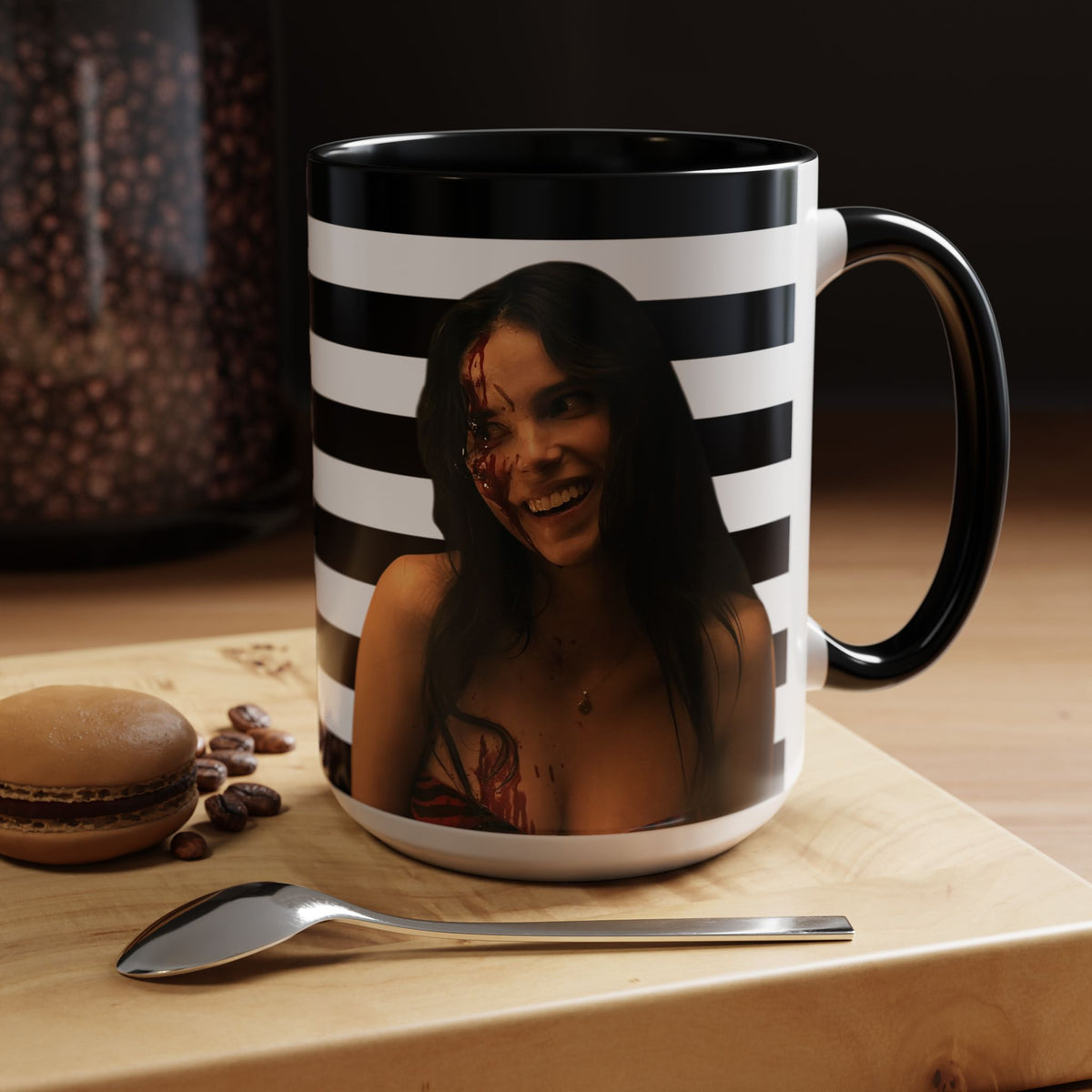 Inde Navarette Black America Flag Mug I Obsession