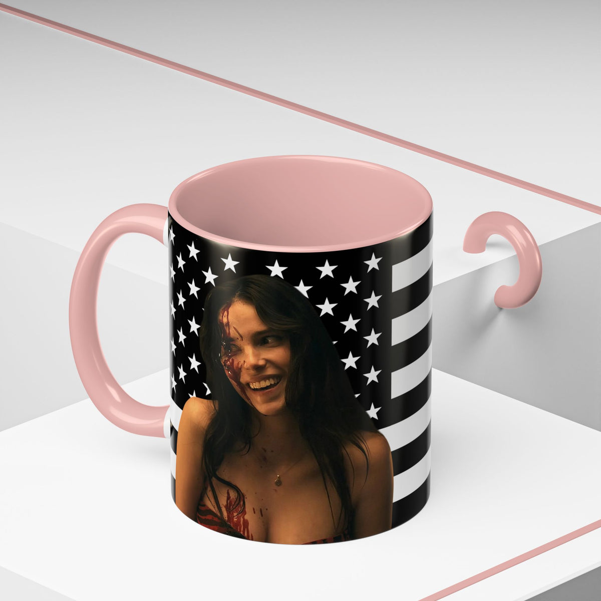 Inde Navarette Black America Flag Mug I Obsession