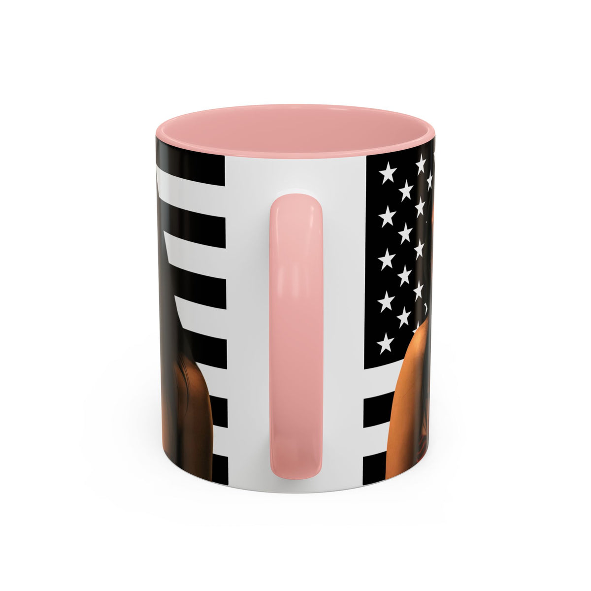 Inde Navarette Black America Flag Mug I Obsession