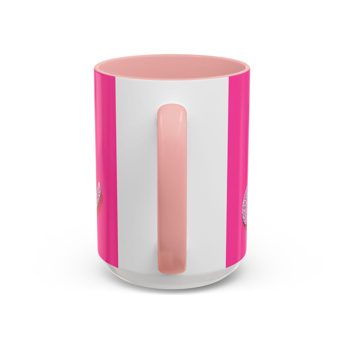 Barbie Pink Accent Coffee Mug with Rhinestone Script — Glam Tea & Coffee Gift