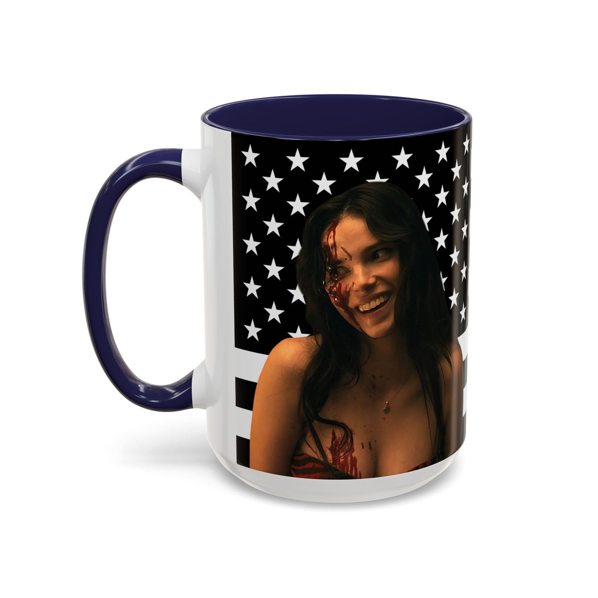 Inde Navarette Black America Flag Mug I Obsession