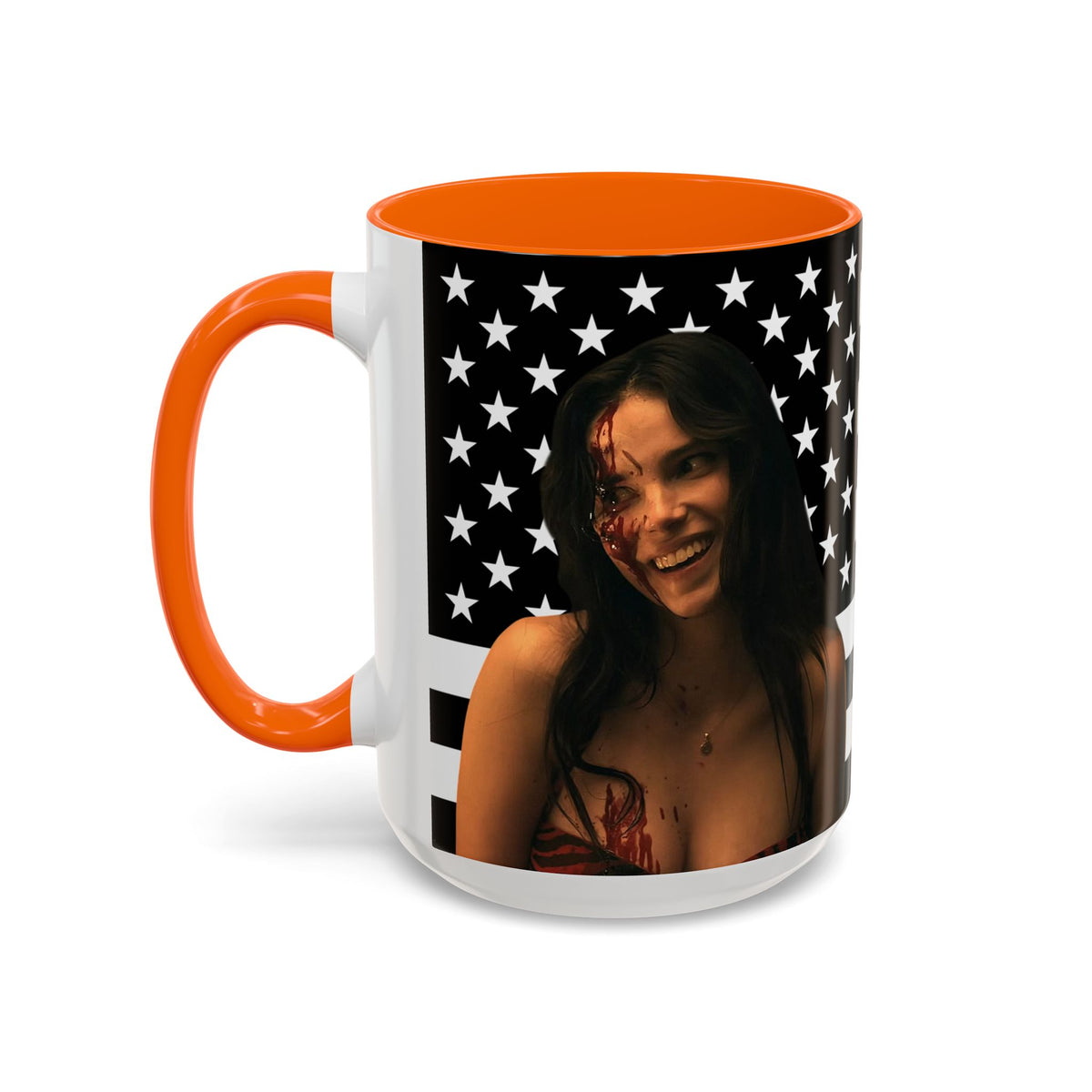 Inde Navarette Black America Flag Mug I Obsession