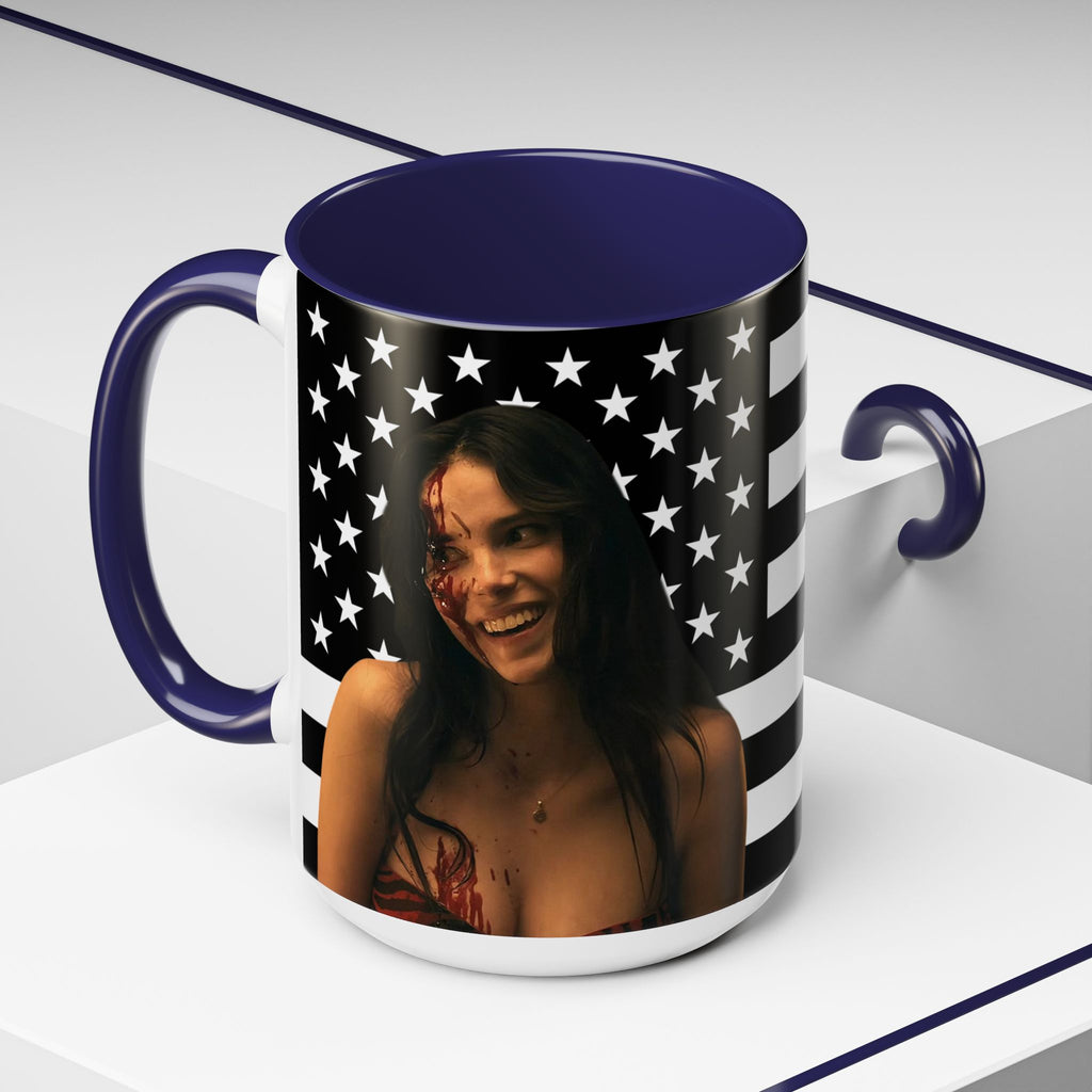 Inde Navarette Black America Flag Mug I Obsession