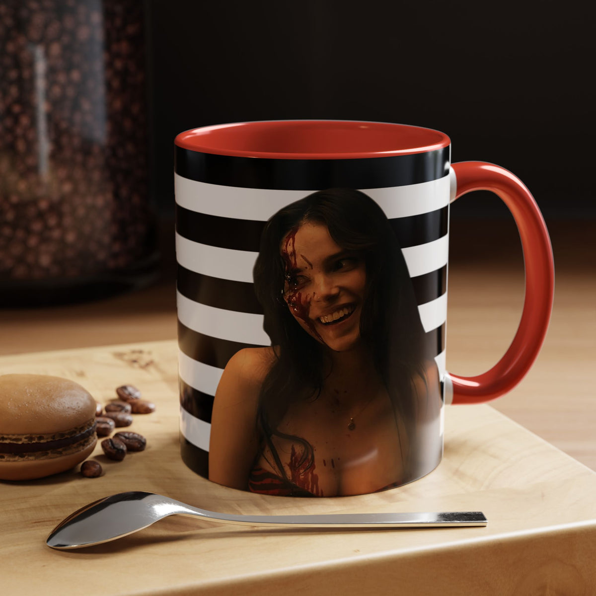 Inde Navarette Black America Flag Mug I Obsession