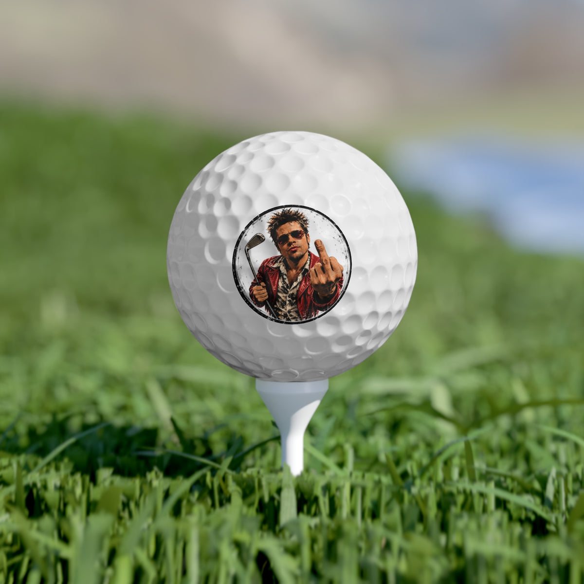 Tyler Durden, Brad Pitt, Fight Club Golf Balls, 6 Pieces