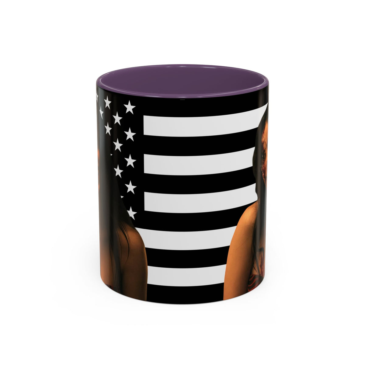 Inde Navarette Black America Flag Mug I Obsession