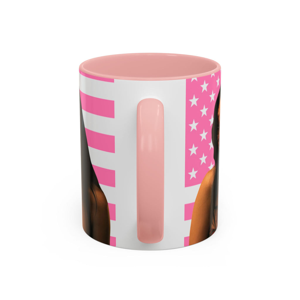 Inde Navarette Pink America Flag Mug I Obsession
