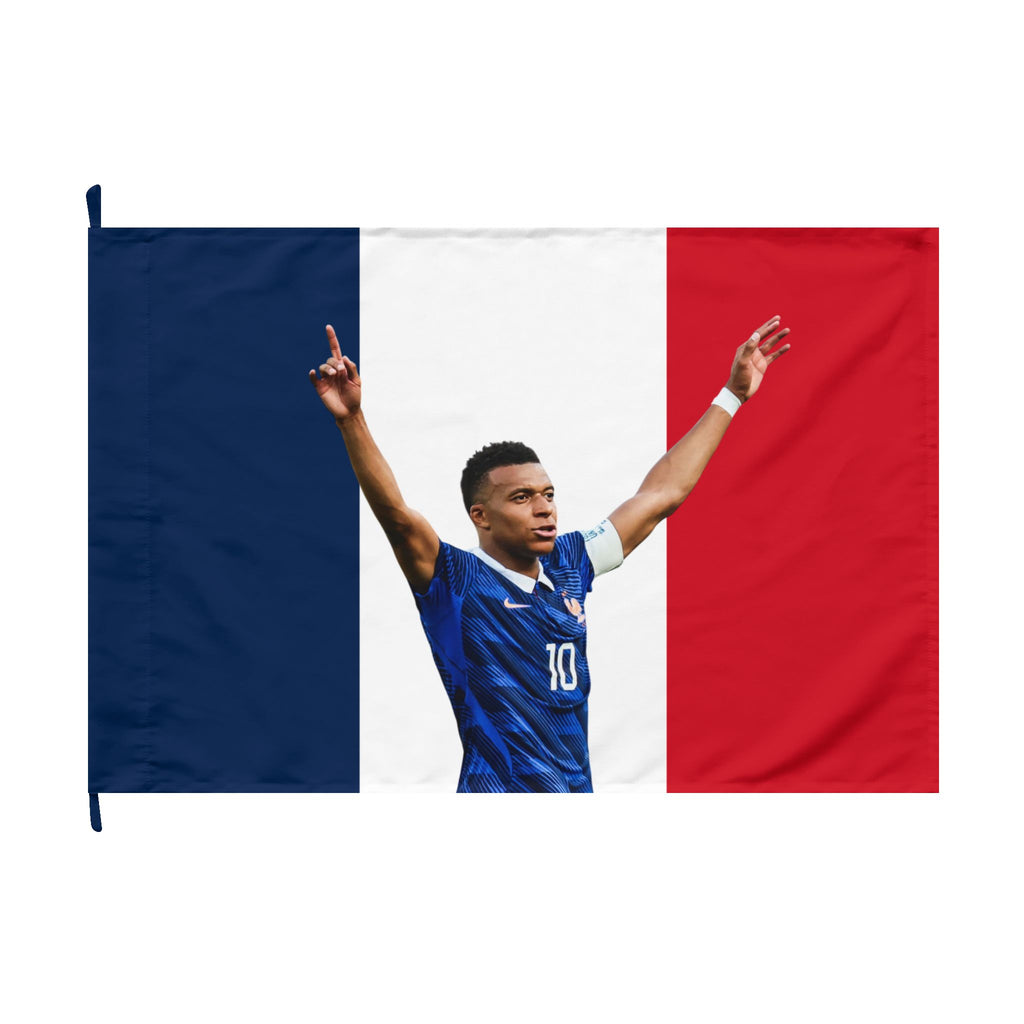 Double-Sided Kylian Mbappe Football FIFA World Cup 2026 France Flag