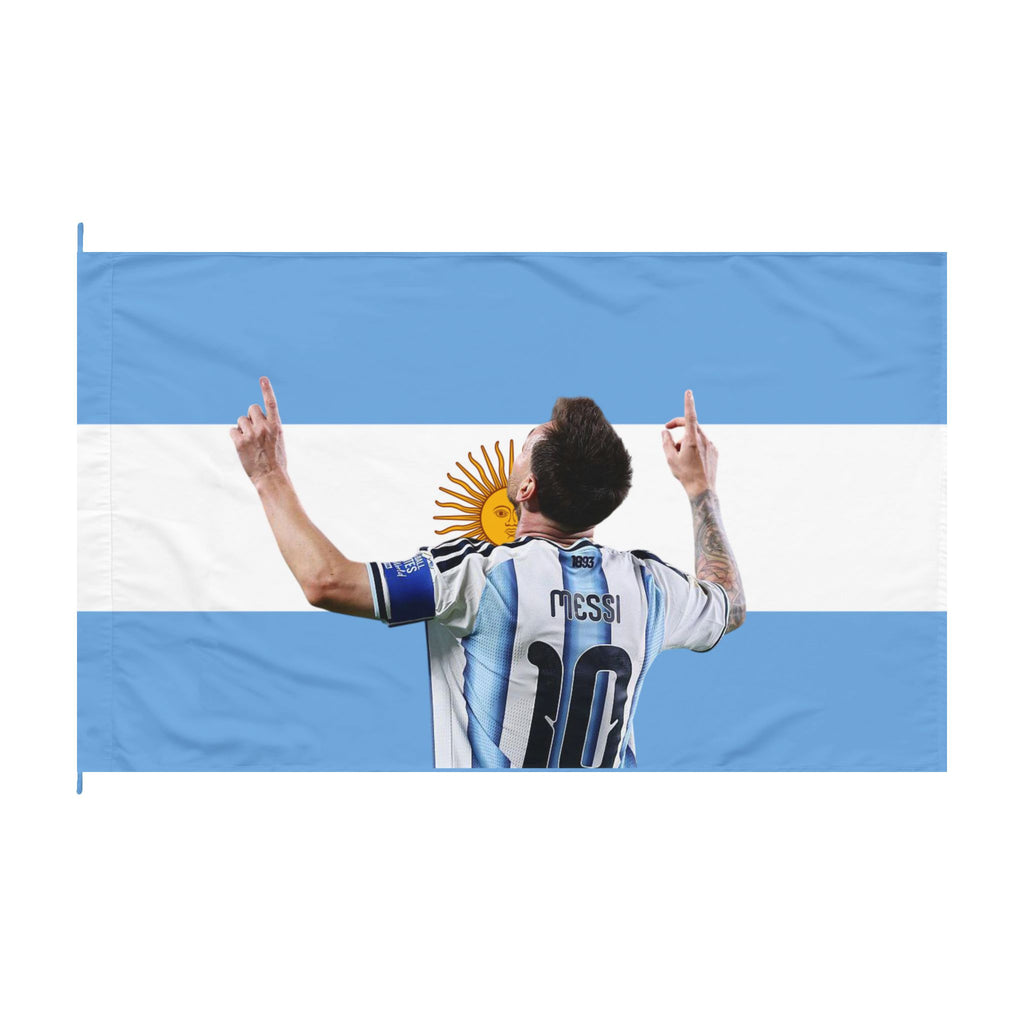 Double-Sided Lionel Messi Argentina Fifa World Cup 2026 Football Flag