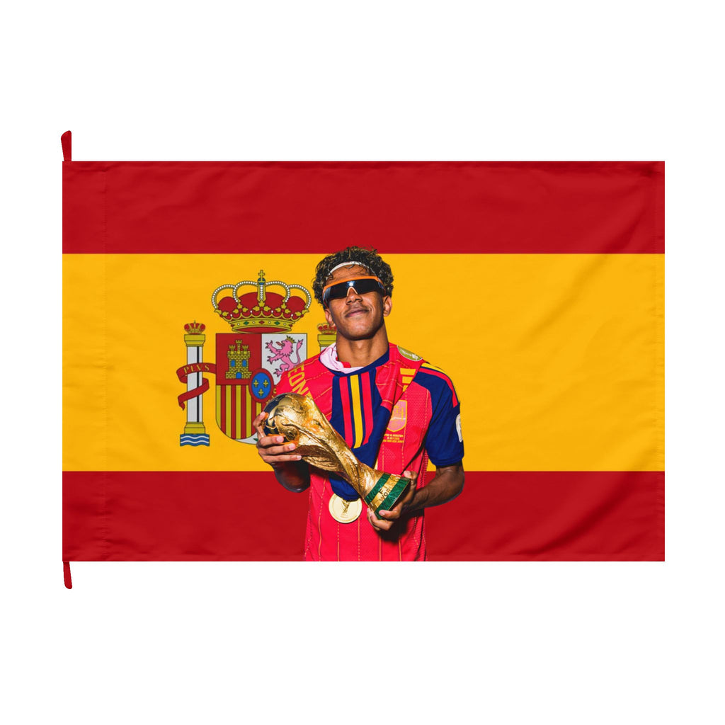 Double-Sided Lamine Yamal Spain FIFA World Cup 2026 Champion Flag I Football