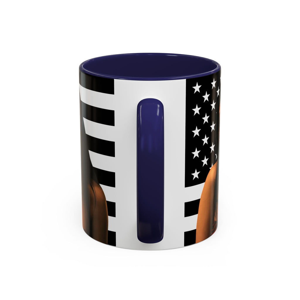 Inde Navarette Black America Flag Mug I Obsession