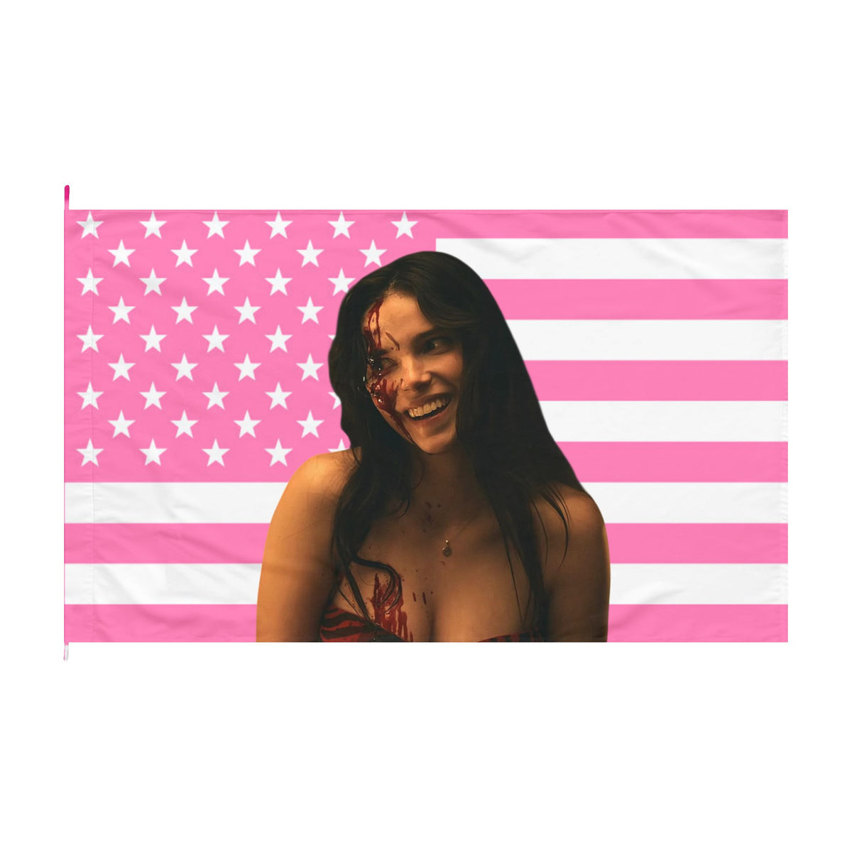Inde Navarette Pink Double-Sided America Flag I Obsession