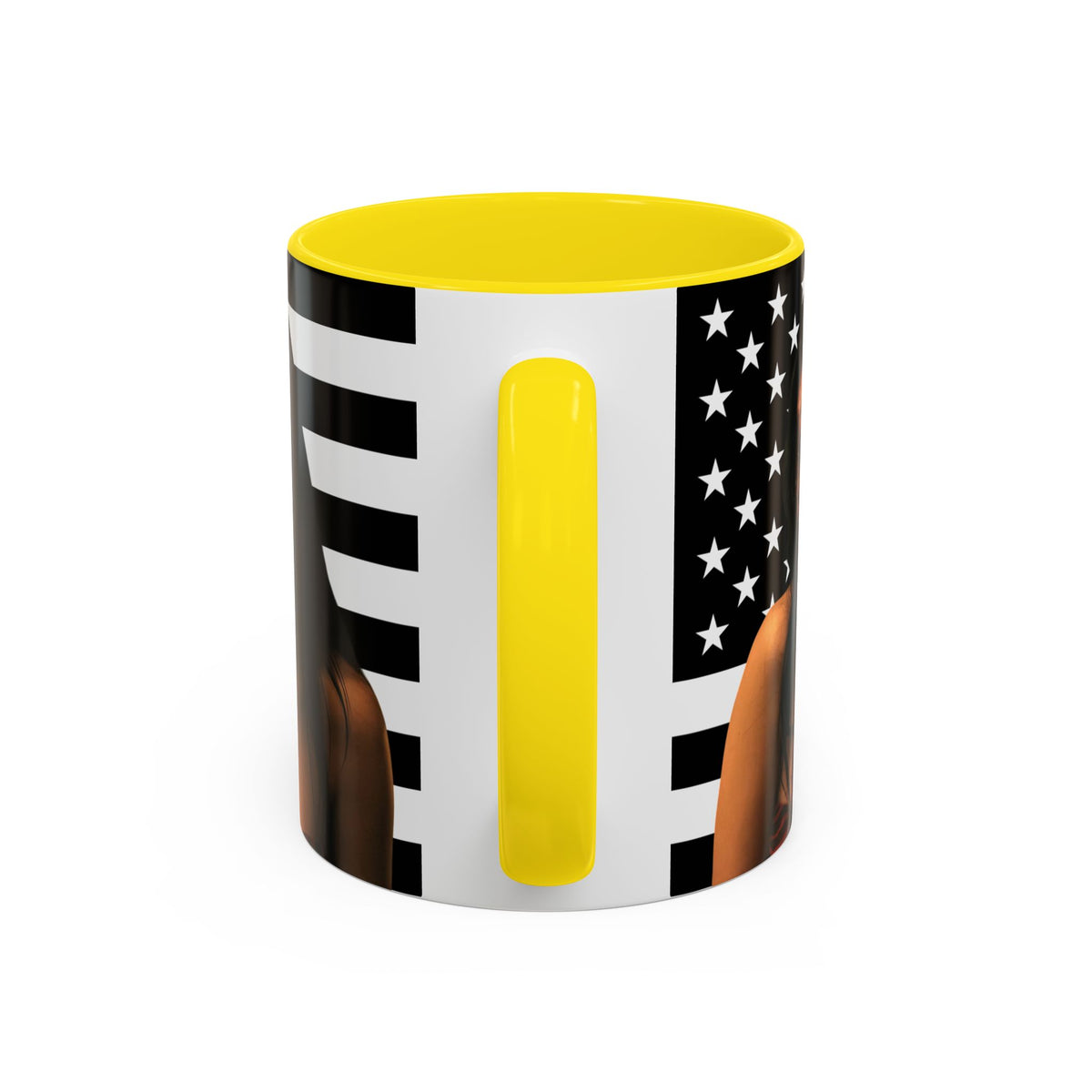 Inde Navarette Black America Flag Mug I Obsession