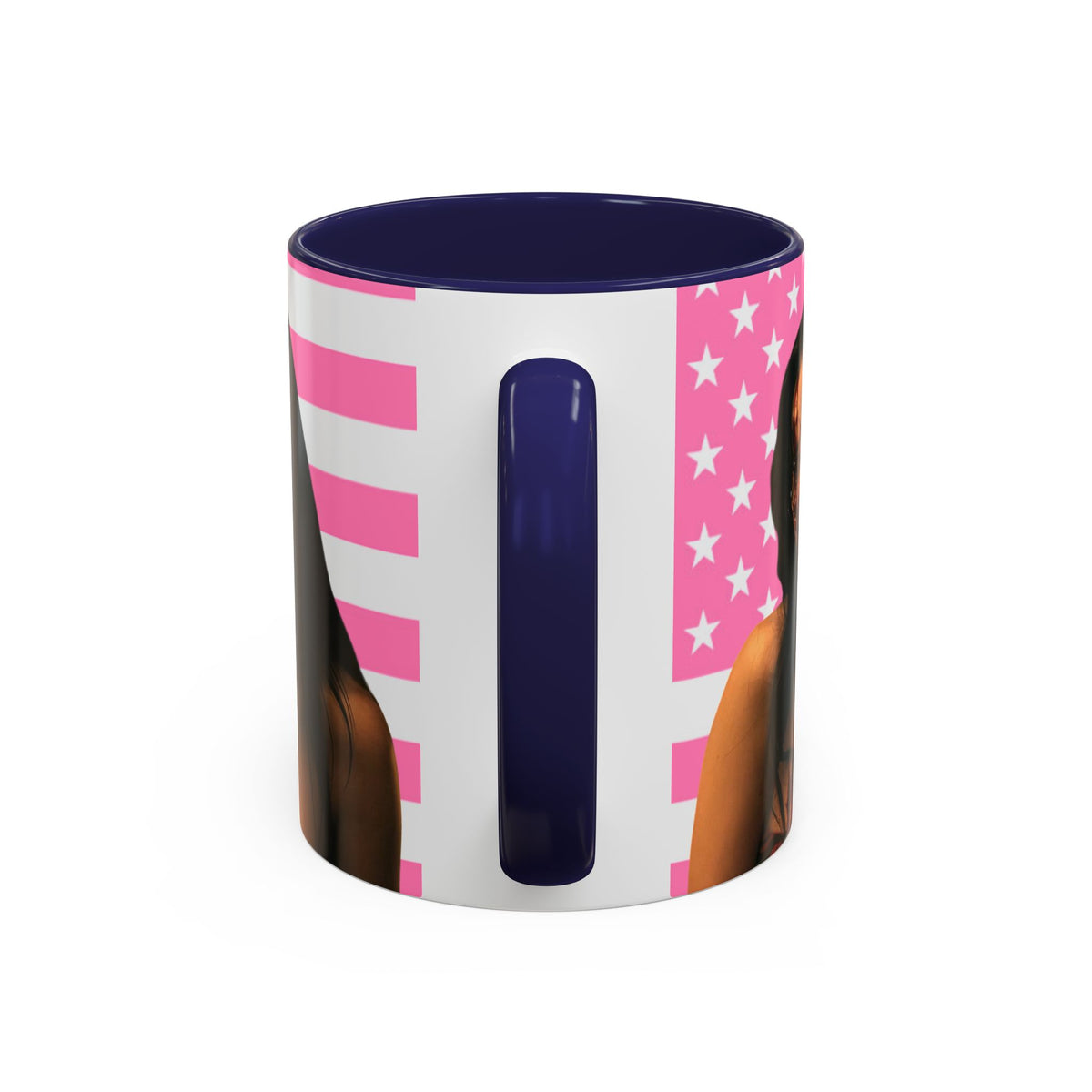 Inde Navarette Pink America Flag Mug I Obsession