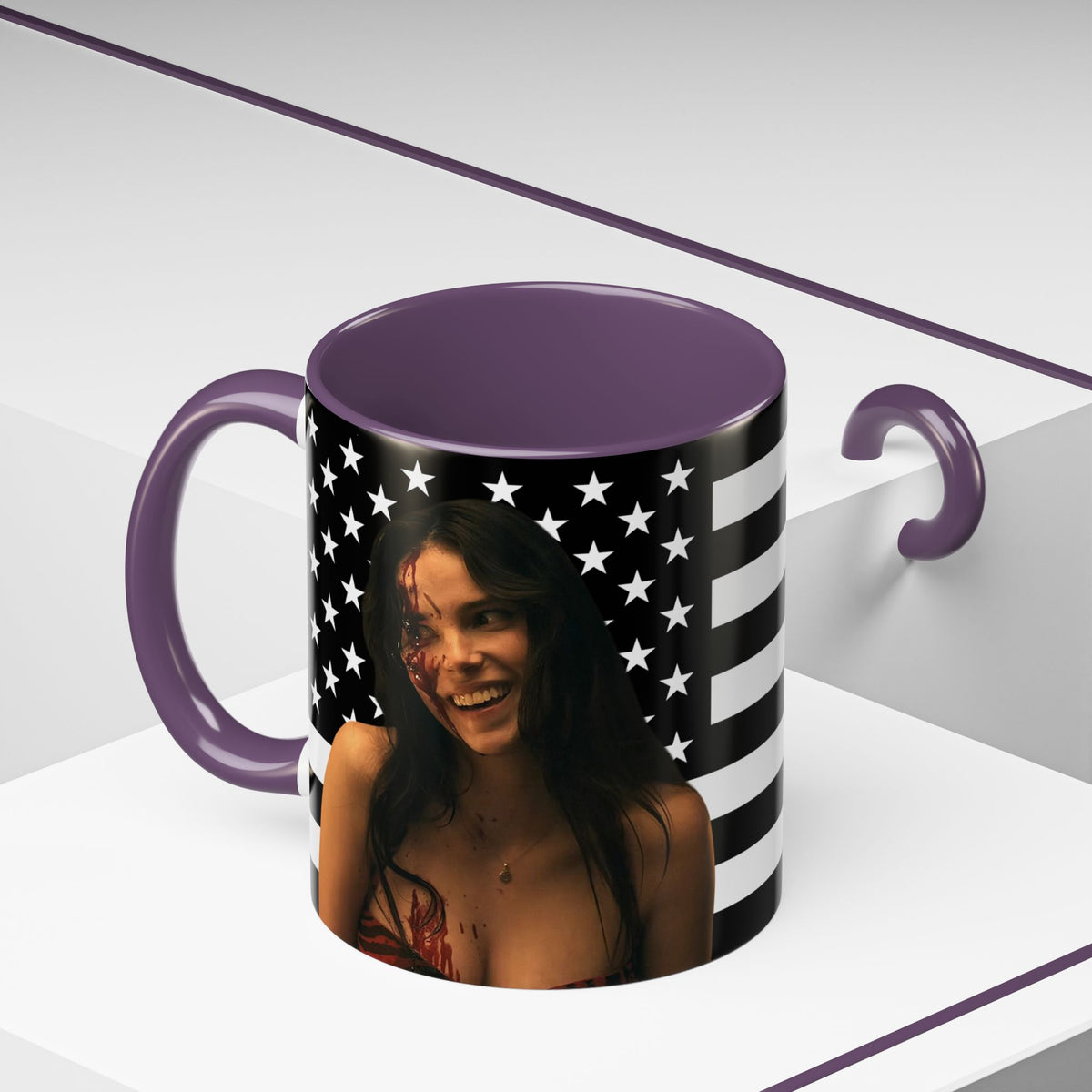 Inde Navarette Black America Flag Mug I Obsession
