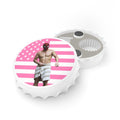 Magnetic Spidermen Brand New Day Pink America Flag Bottle Opener
